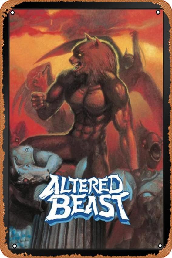 Retro Poster Gaming - Metal Poster Retro Tin Sign Altered