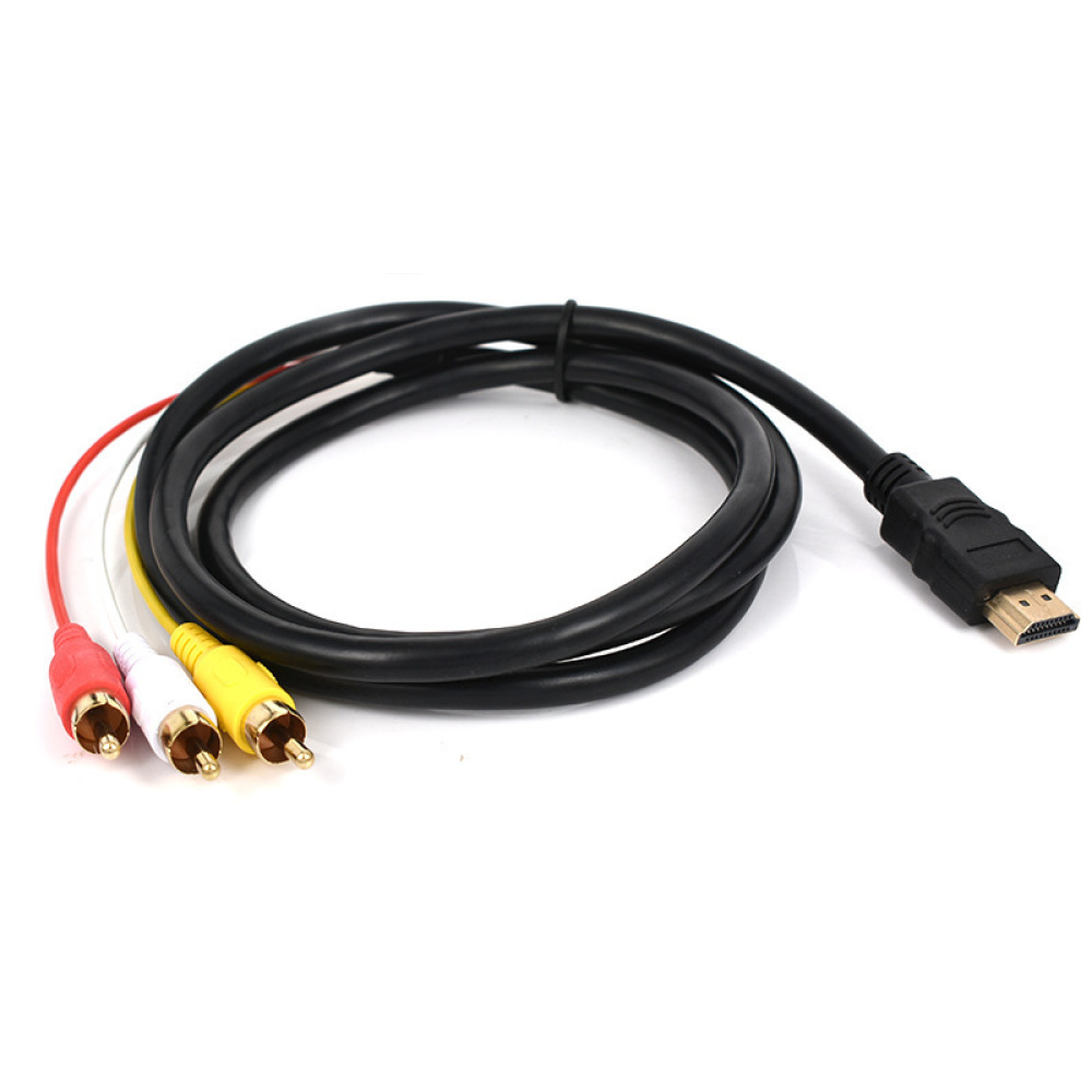 Retro Gaming And Projector - Gold Plated HDMI To RCA Cable