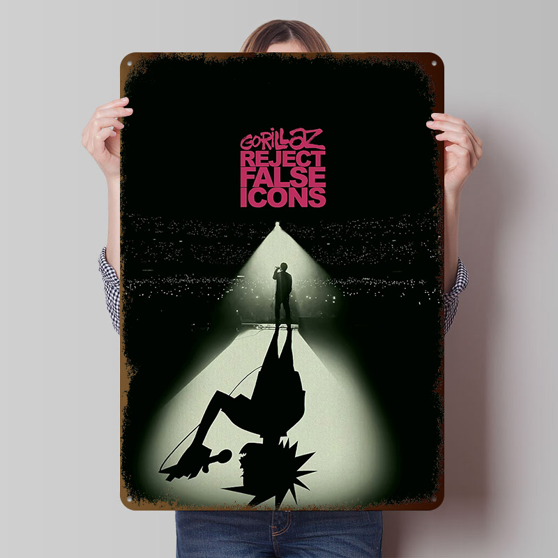 Retro Poster Gaming - Gorillaz Reject False Icons Printing Poster
