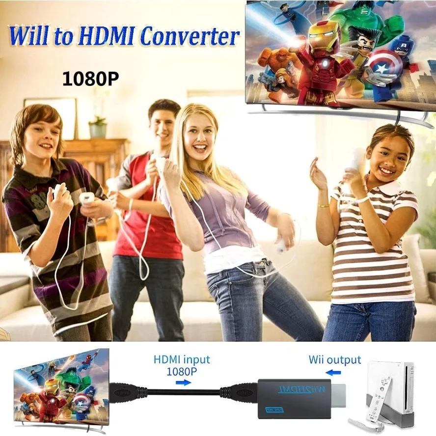Wii To HDMI Converter 1080P Wi - đánh giá và giá Retro Gaming Accessories