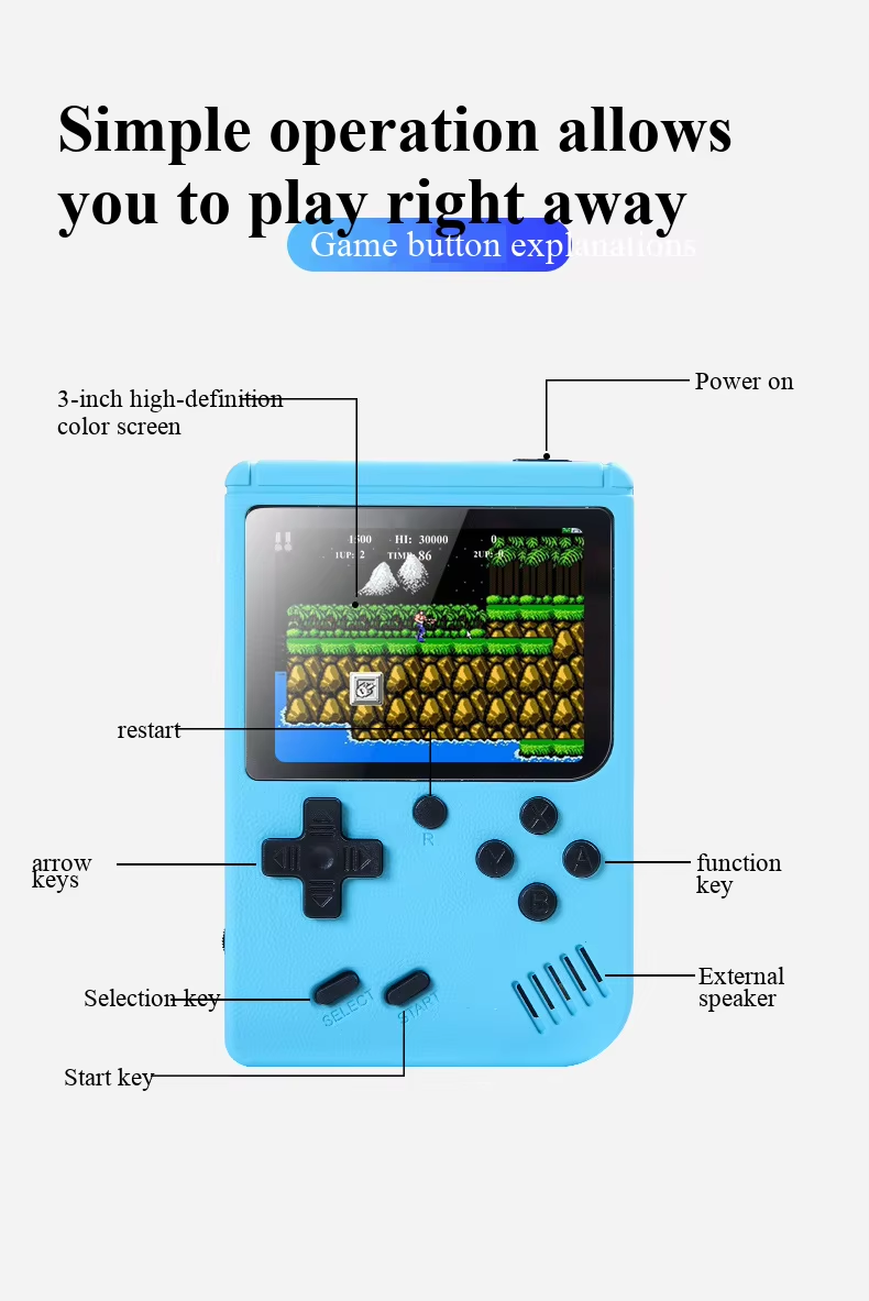 400 In 1 MINI Games Handheld G - đánh giá và giá Retro Gaming Upscaler