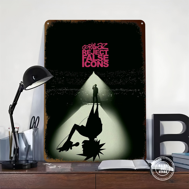 Gorillaz Reject False Icons Pr - đánh giá và giá Retro Poster Gaming