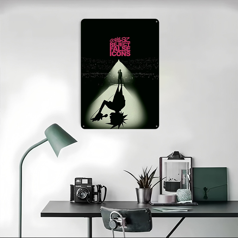 Gorillaz Reject False Icons Pr - đánh giá và giá Retro Poster Gaming