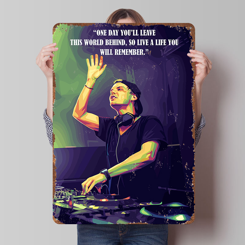 Avicii Quotes Printed Poster C - đánh giá và giá Retro Poster Gaming