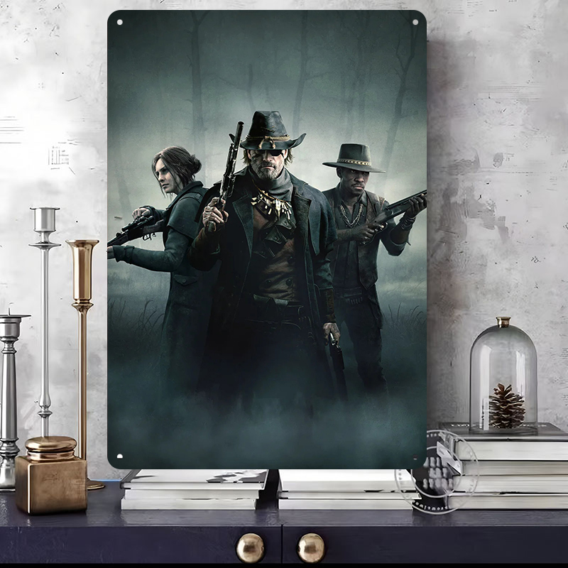 Showdown 1896 Game Metal Poste - đánh giá và giá Retro Poster Gaming