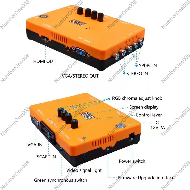 Low Resolution Game RGBS Compo - đánh giá và giá Retro Gaming Upscaler