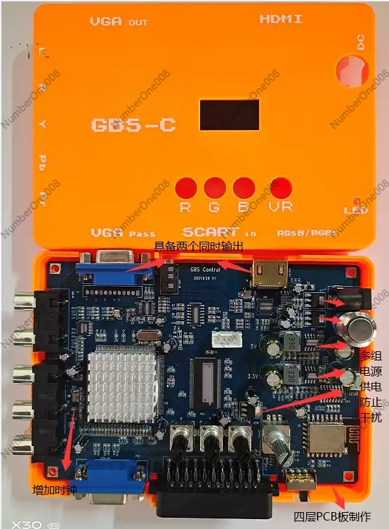 Low Resolution Game RGBS Compo - đánh giá và giá Retro Gaming Upscaler
