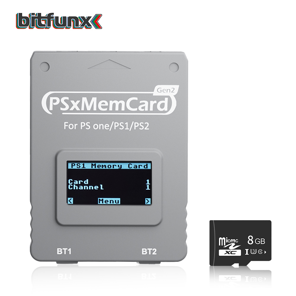 Bitfunx PSxMemCard Gen2 Store  - đánh giá và giá Retro Gaming Upscaler