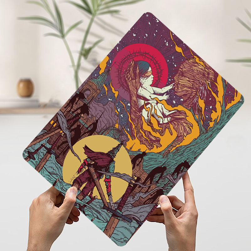 Blasphemous Printed Poster Cus - đánh giá và giá Retro Poster Gaming