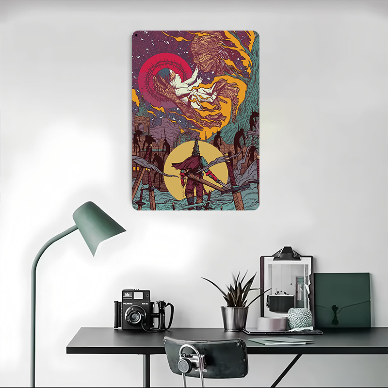 Blasphemous Printed Poster Cus - đánh giá và giá Retro Poster Gaming